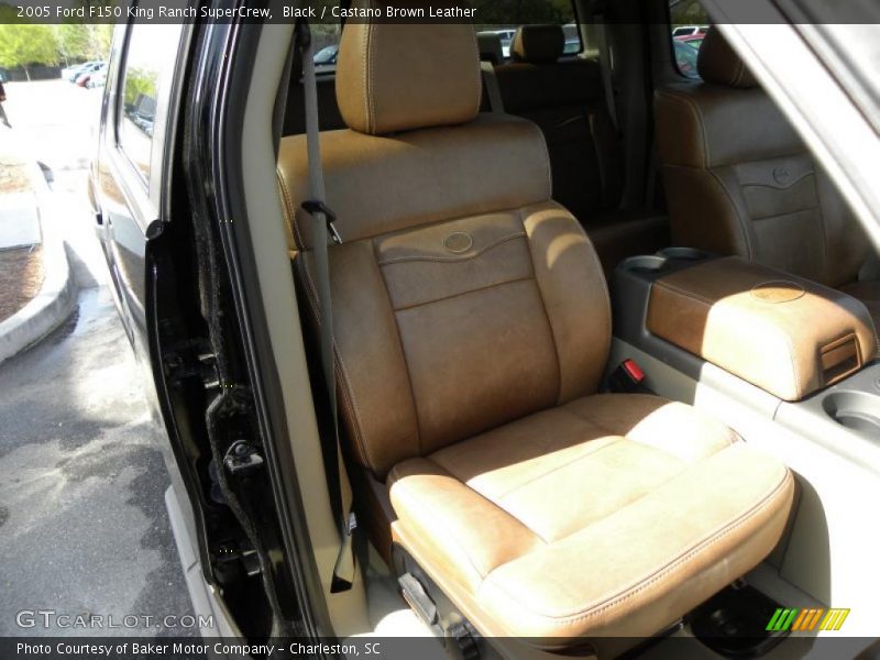 Black / Castano Brown Leather 2005 Ford F150 King Ranch SuperCrew