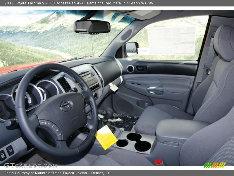 Barcelona Red Metallic / Graphite Gray 2011 Toyota Tacoma V6 TRD Access Cab 4x4