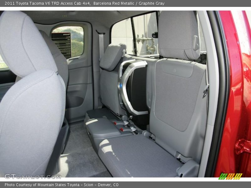 Barcelona Red Metallic / Graphite Gray 2011 Toyota Tacoma V6 TRD Access Cab 4x4