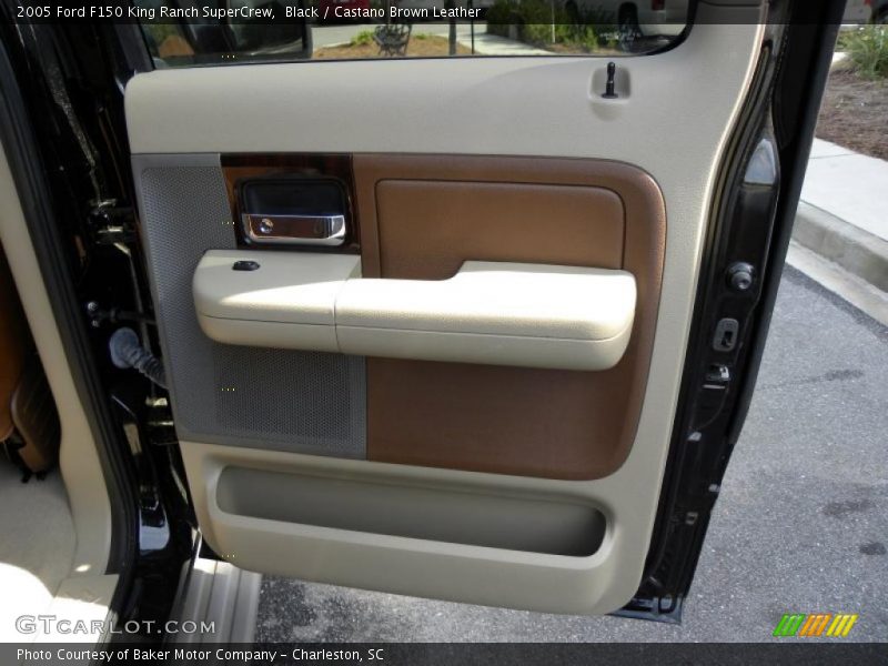 Black / Castano Brown Leather 2005 Ford F150 King Ranch SuperCrew