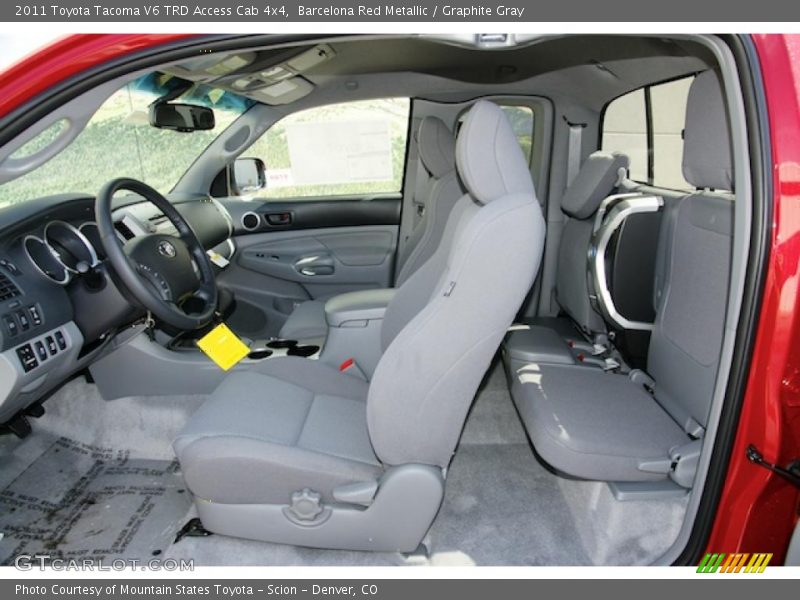 Barcelona Red Metallic / Graphite Gray 2011 Toyota Tacoma V6 TRD Access Cab 4x4