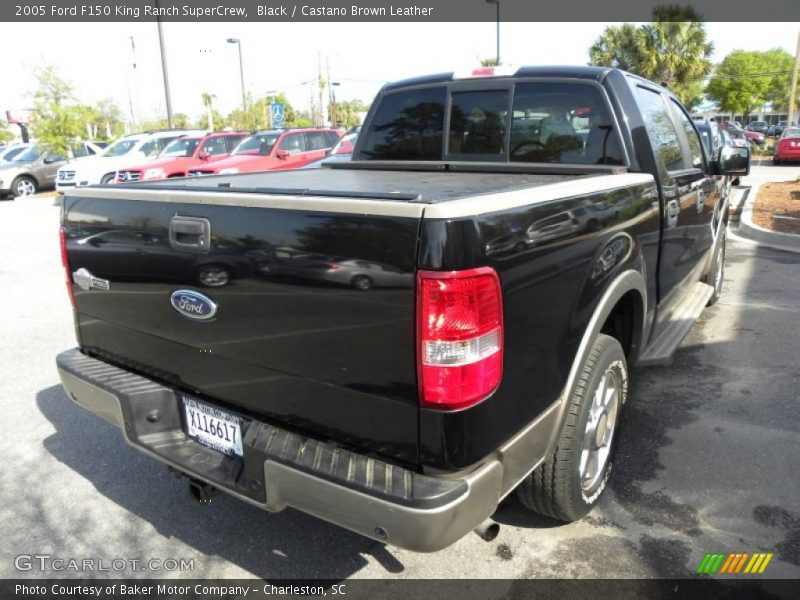 Black / Castano Brown Leather 2005 Ford F150 King Ranch SuperCrew