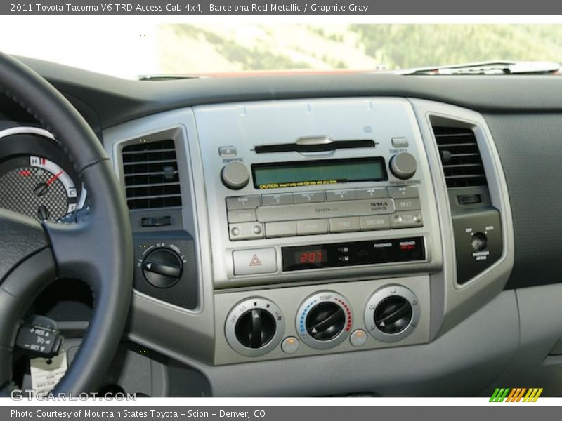 Barcelona Red Metallic / Graphite Gray 2011 Toyota Tacoma V6 TRD Access Cab 4x4