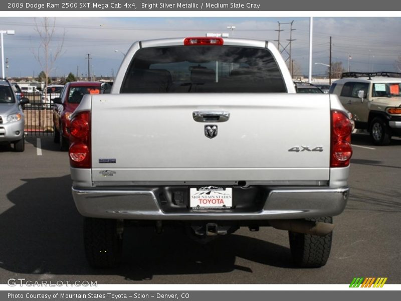 Bright Silver Metallic / Medium Slate Gray 2009 Dodge Ram 2500 SXT Mega Cab 4x4