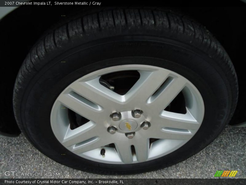 Silverstone Metallic / Gray 2007 Chevrolet Impala LT