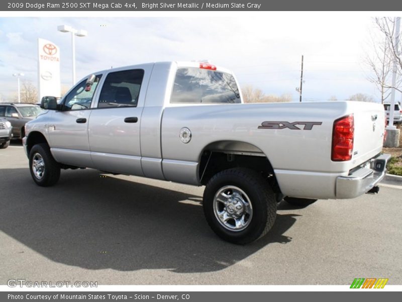 Bright Silver Metallic / Medium Slate Gray 2009 Dodge Ram 2500 SXT Mega Cab 4x4