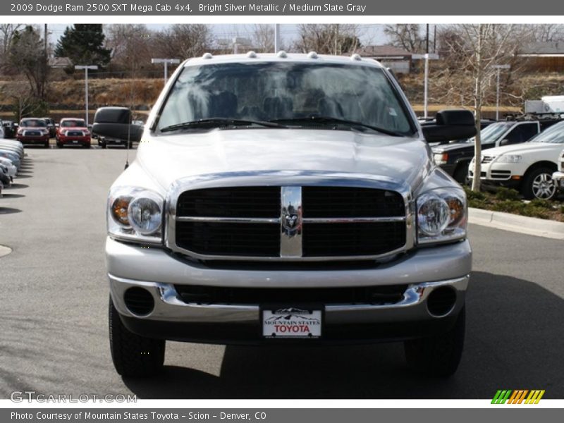 Bright Silver Metallic / Medium Slate Gray 2009 Dodge Ram 2500 SXT Mega Cab 4x4