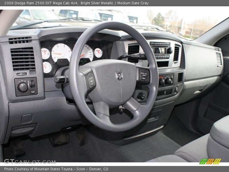 Dashboard of 2009 Ram 2500 SXT Mega Cab 4x4