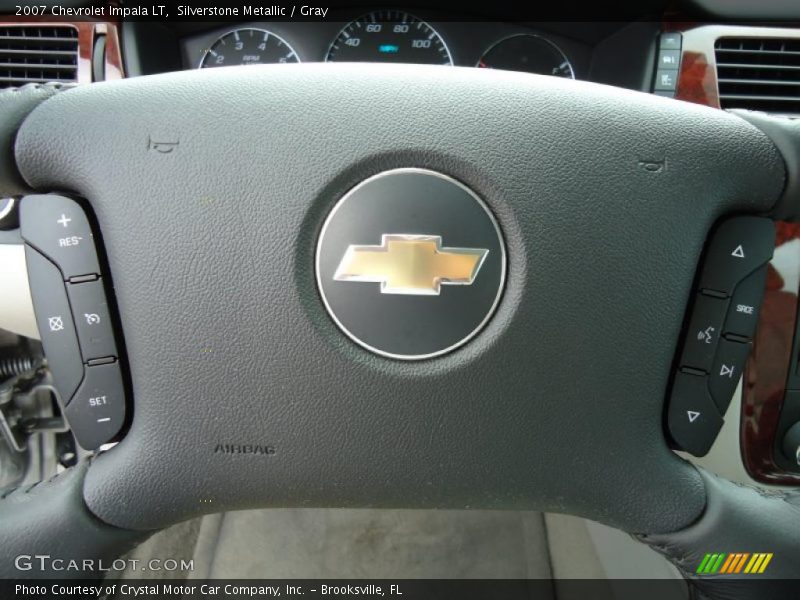 Silverstone Metallic / Gray 2007 Chevrolet Impala LT