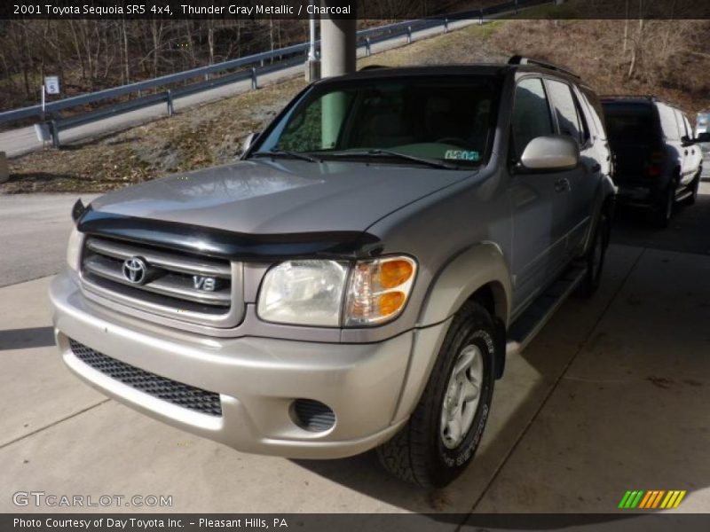 Thunder Gray Metallic / Charcoal 2001 Toyota Sequoia SR5 4x4