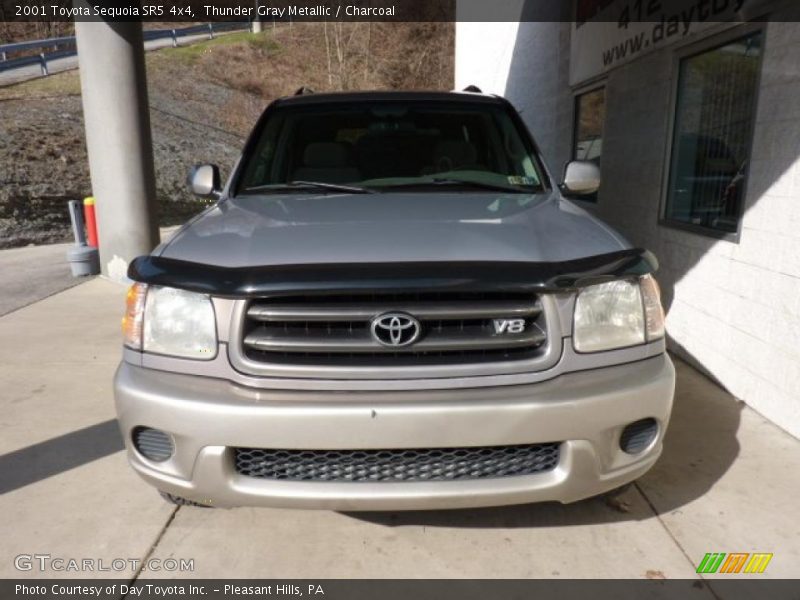 Thunder Gray Metallic / Charcoal 2001 Toyota Sequoia SR5 4x4
