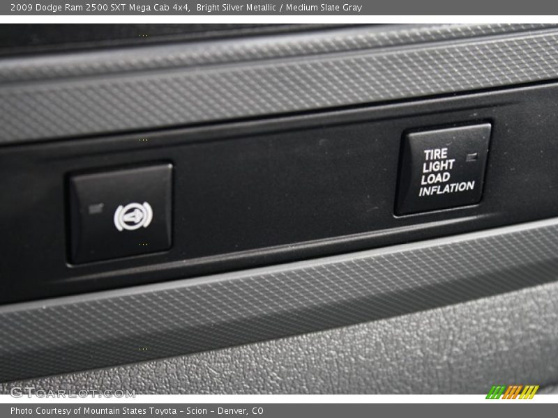 Bright Silver Metallic / Medium Slate Gray 2009 Dodge Ram 2500 SXT Mega Cab 4x4
