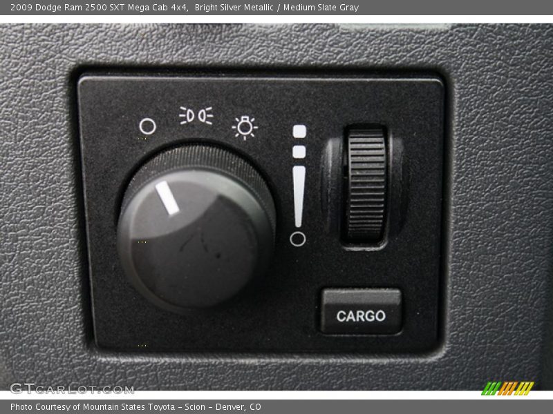 Controls of 2009 Ram 2500 SXT Mega Cab 4x4