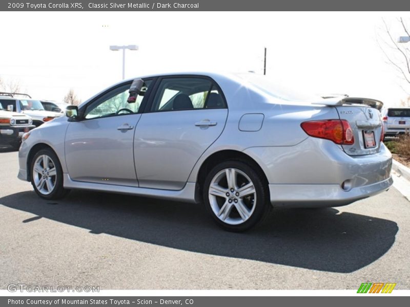 Classic Silver Metallic / Dark Charcoal 2009 Toyota Corolla XRS