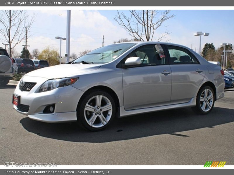 Classic Silver Metallic / Dark Charcoal 2009 Toyota Corolla XRS