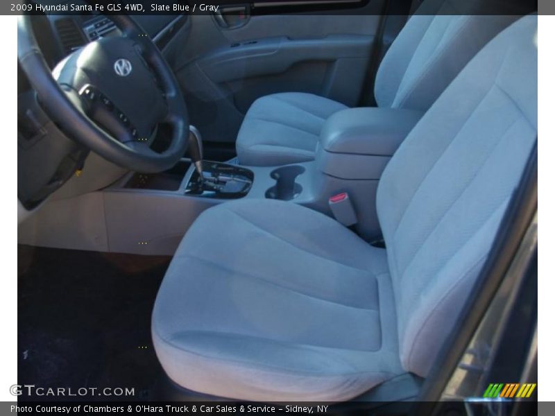 Slate Blue / Gray 2009 Hyundai Santa Fe GLS 4WD