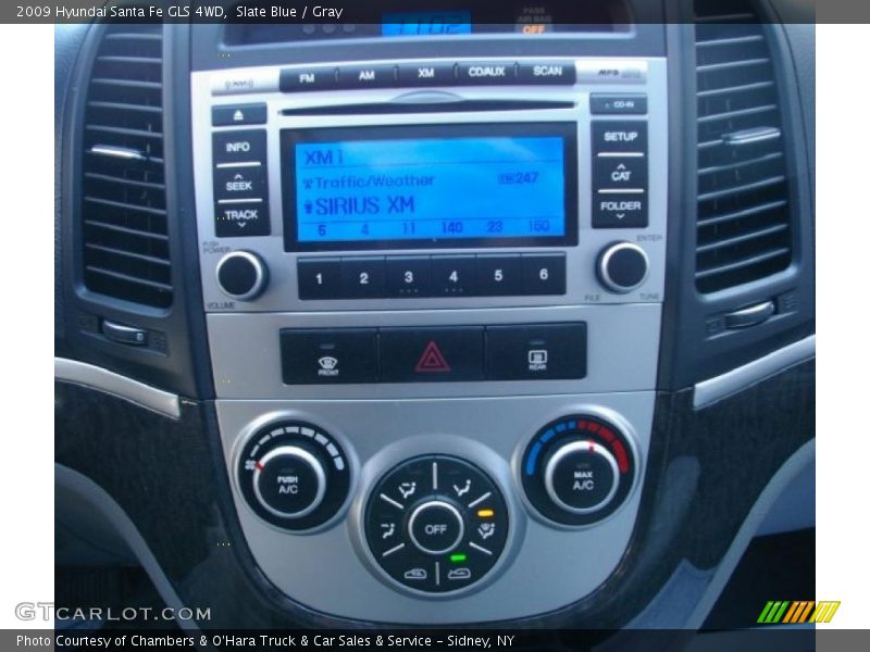 Slate Blue / Gray 2009 Hyundai Santa Fe GLS 4WD