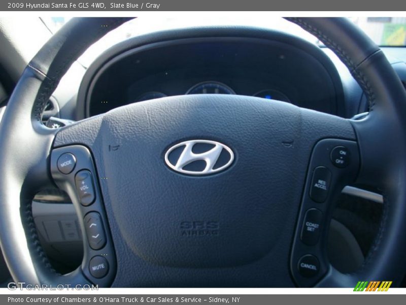 Slate Blue / Gray 2009 Hyundai Santa Fe GLS 4WD