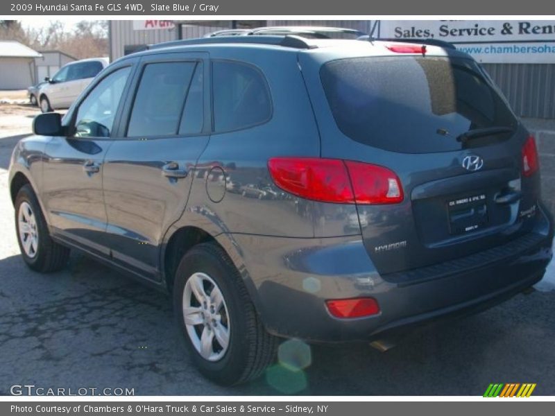 Slate Blue / Gray 2009 Hyundai Santa Fe GLS 4WD