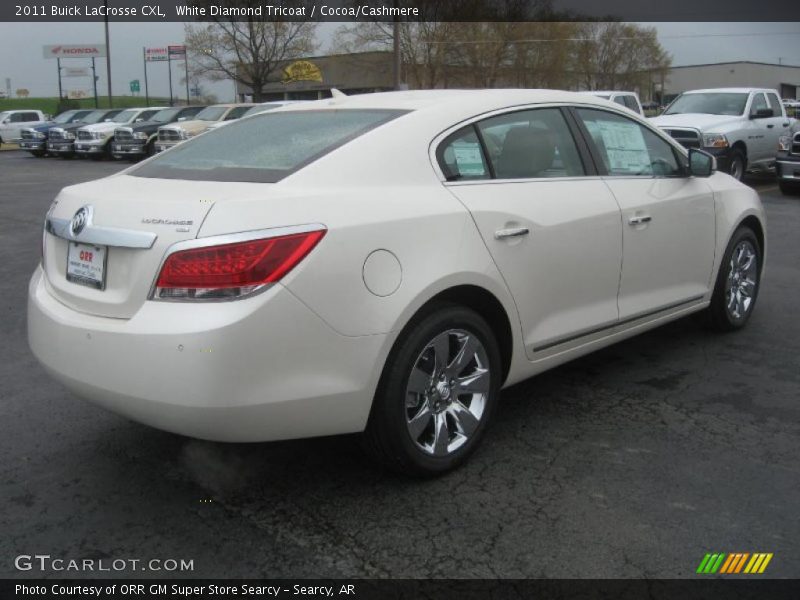 White Diamond Tricoat / Cocoa/Cashmere 2011 Buick LaCrosse CXL