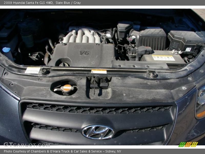 Slate Blue / Gray 2009 Hyundai Santa Fe GLS 4WD