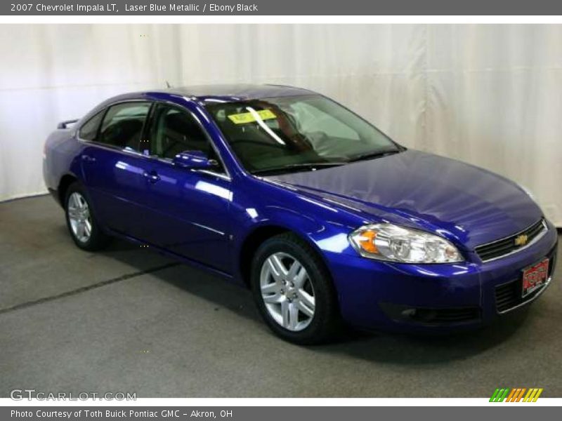 Laser Blue Metallic / Ebony Black 2007 Chevrolet Impala LT