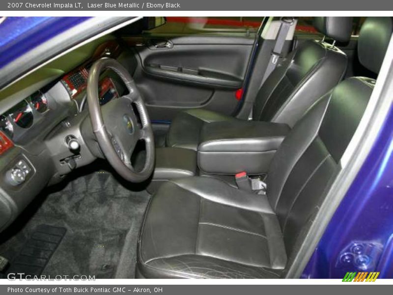 Laser Blue Metallic / Ebony Black 2007 Chevrolet Impala LT