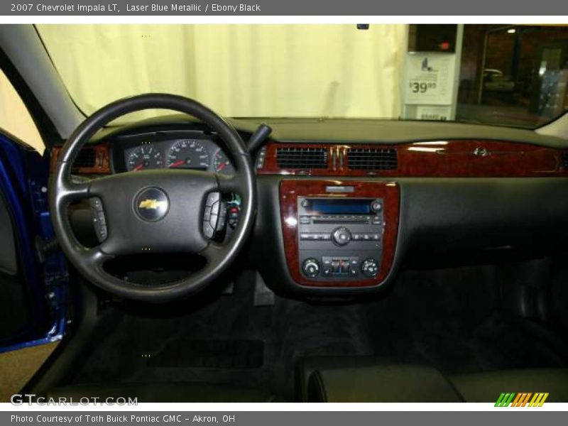 Laser Blue Metallic / Ebony Black 2007 Chevrolet Impala LT