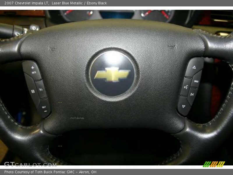 Laser Blue Metallic / Ebony Black 2007 Chevrolet Impala LT