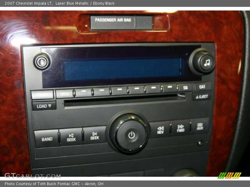 Laser Blue Metallic / Ebony Black 2007 Chevrolet Impala LT