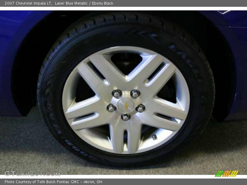 Laser Blue Metallic / Ebony Black 2007 Chevrolet Impala LT