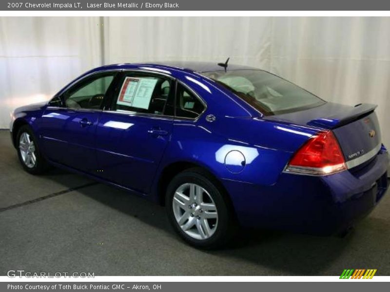 Laser Blue Metallic / Ebony Black 2007 Chevrolet Impala LT