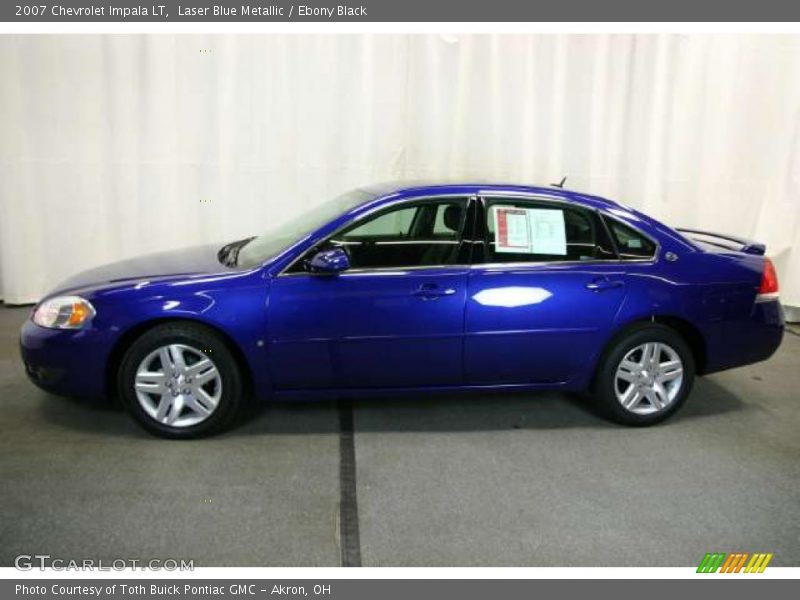 Laser Blue Metallic / Ebony Black 2007 Chevrolet Impala LT