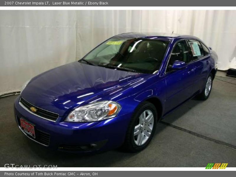 Laser Blue Metallic / Ebony Black 2007 Chevrolet Impala LT