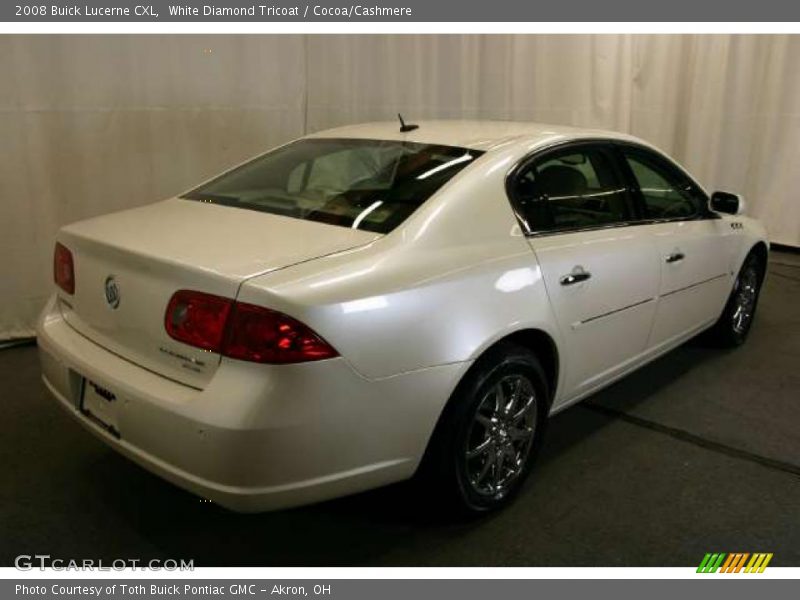 White Diamond Tricoat / Cocoa/Cashmere 2008 Buick Lucerne CXL