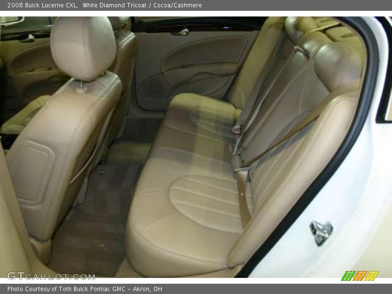 White Diamond Tricoat / Cocoa/Cashmere 2008 Buick Lucerne CXL