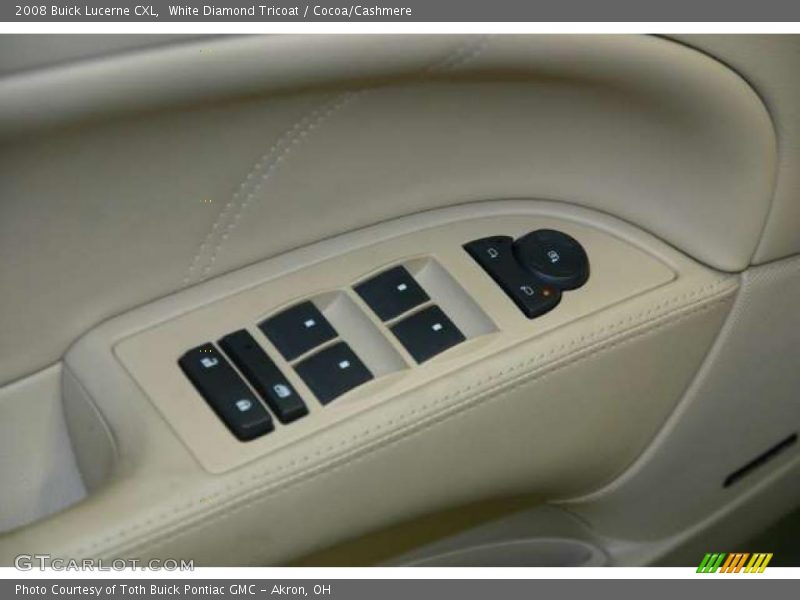 White Diamond Tricoat / Cocoa/Cashmere 2008 Buick Lucerne CXL