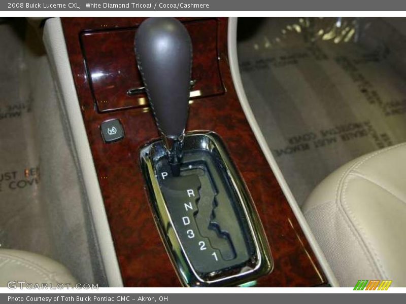 White Diamond Tricoat / Cocoa/Cashmere 2008 Buick Lucerne CXL