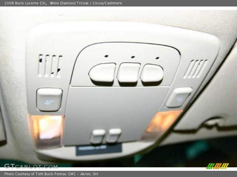 White Diamond Tricoat / Cocoa/Cashmere 2008 Buick Lucerne CXL
