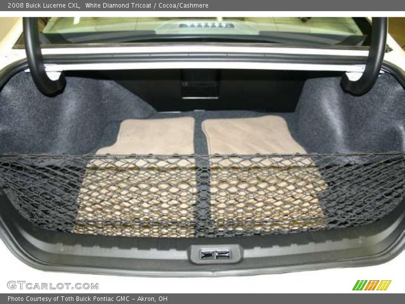 White Diamond Tricoat / Cocoa/Cashmere 2008 Buick Lucerne CXL