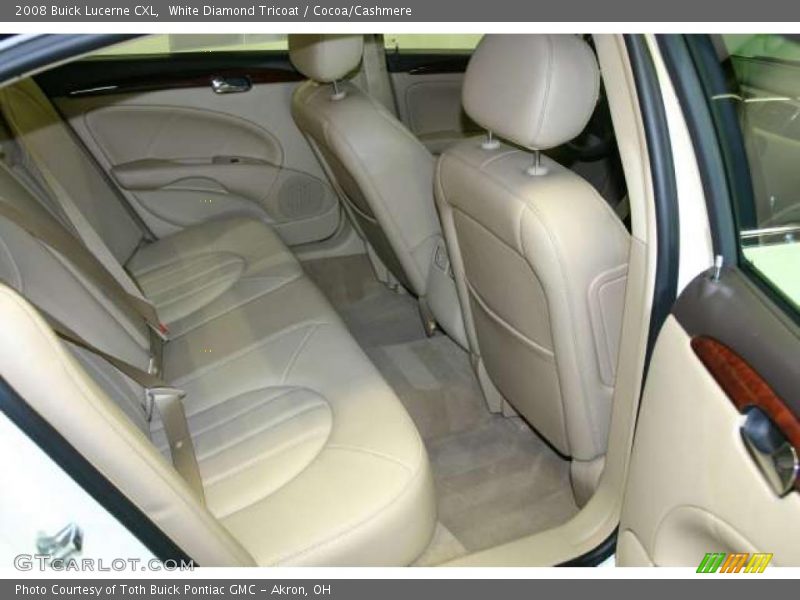 White Diamond Tricoat / Cocoa/Cashmere 2008 Buick Lucerne CXL