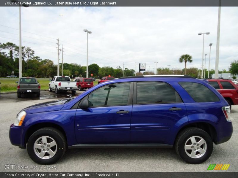 Laser Blue Metallic / Light Cashmere 2007 Chevrolet Equinox LS
