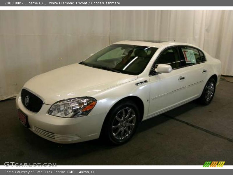 White Diamond Tricoat / Cocoa/Cashmere 2008 Buick Lucerne CXL