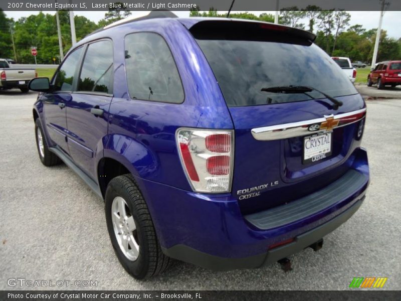 Laser Blue Metallic / Light Cashmere 2007 Chevrolet Equinox LS