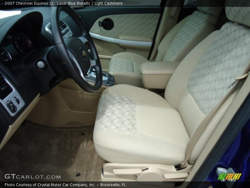 Laser Blue Metallic / Light Cashmere 2007 Chevrolet Equinox LS