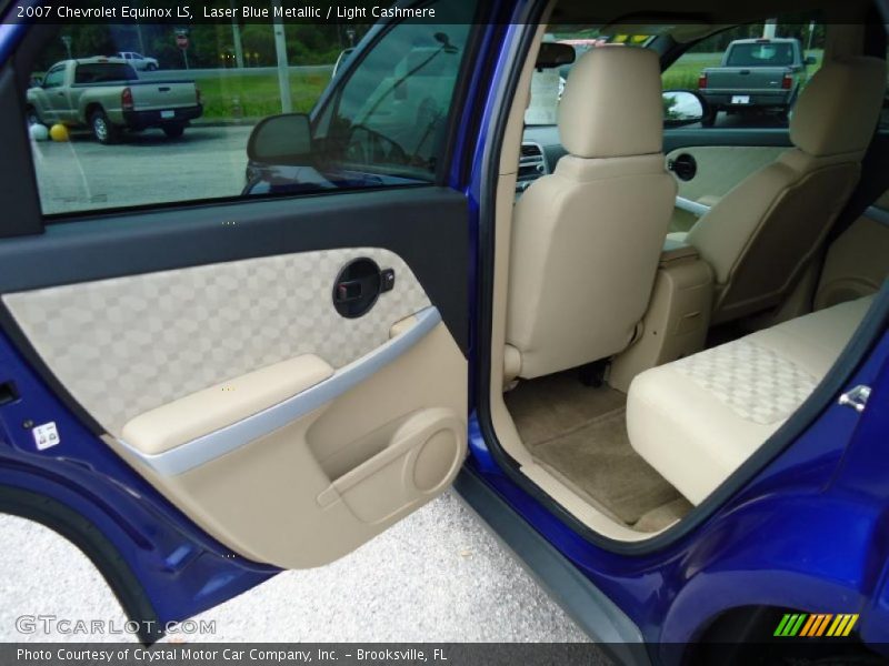 Laser Blue Metallic / Light Cashmere 2007 Chevrolet Equinox LS