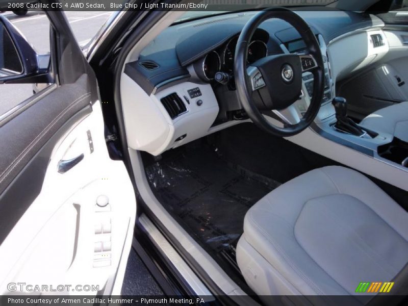 Blue Chip / Light Titanium/Ebony 2008 Cadillac CTS 4 AWD Sedan