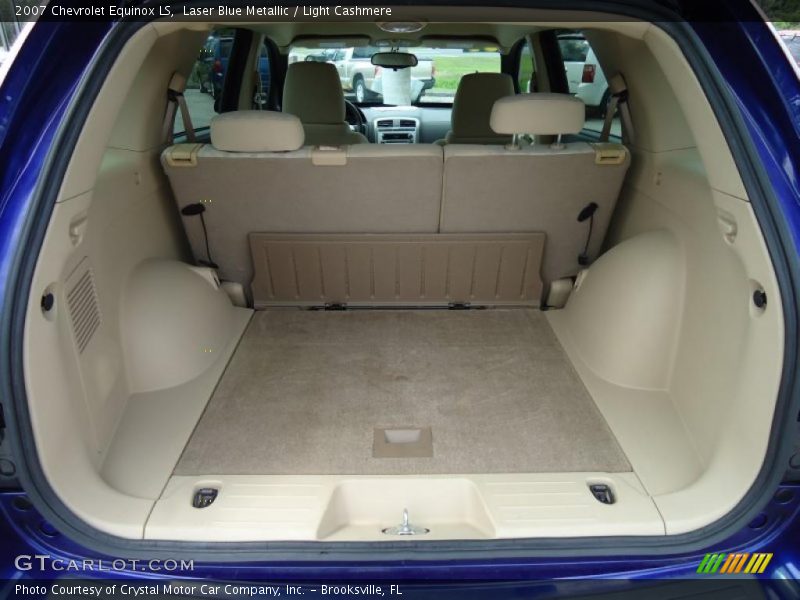 Laser Blue Metallic / Light Cashmere 2007 Chevrolet Equinox LS
