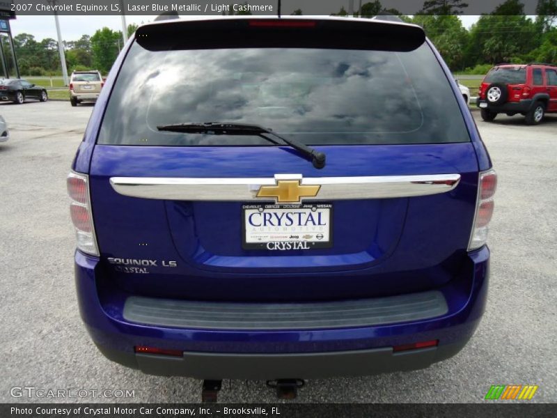 Laser Blue Metallic / Light Cashmere 2007 Chevrolet Equinox LS