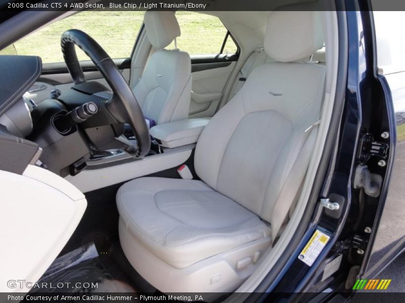 Blue Chip / Light Titanium/Ebony 2008 Cadillac CTS 4 AWD Sedan